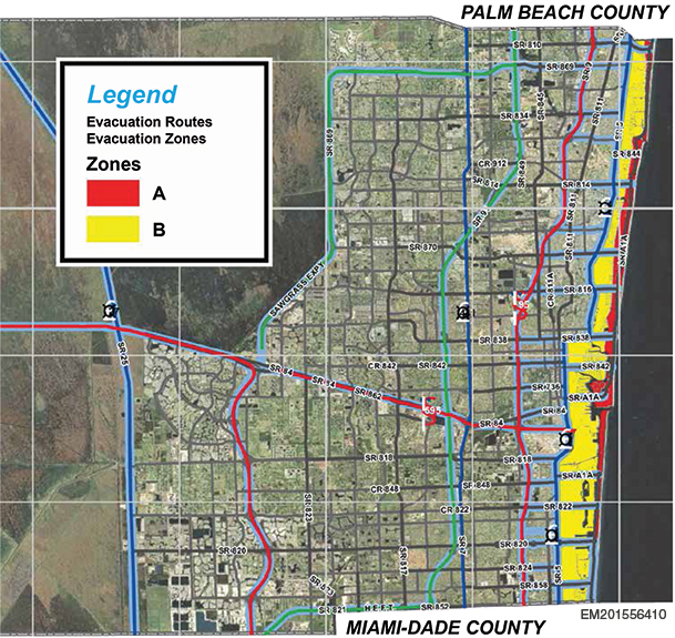 Hurricane Evacuation Routes And Zones