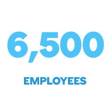 6,500 employees
