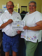 Markham Park Campground Hosts George and Ruth Drake