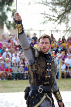 knight at Renaissance Festival