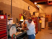 Personnel in our Small Engine Shop keep the division's equipment in tip-top condition.