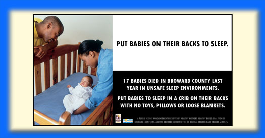 Put Babies On Their Backs To Sleep