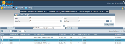Public Records search diagram