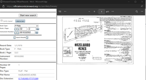 Public Records search diagram