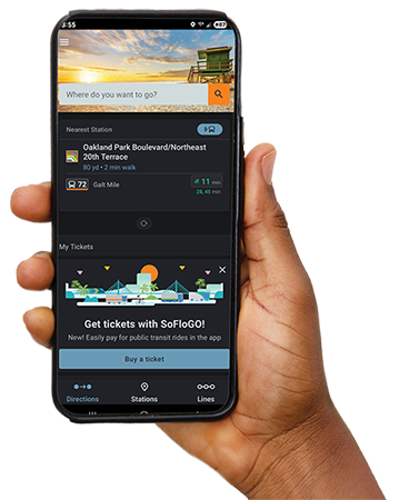 SoFloGo Cellphone App