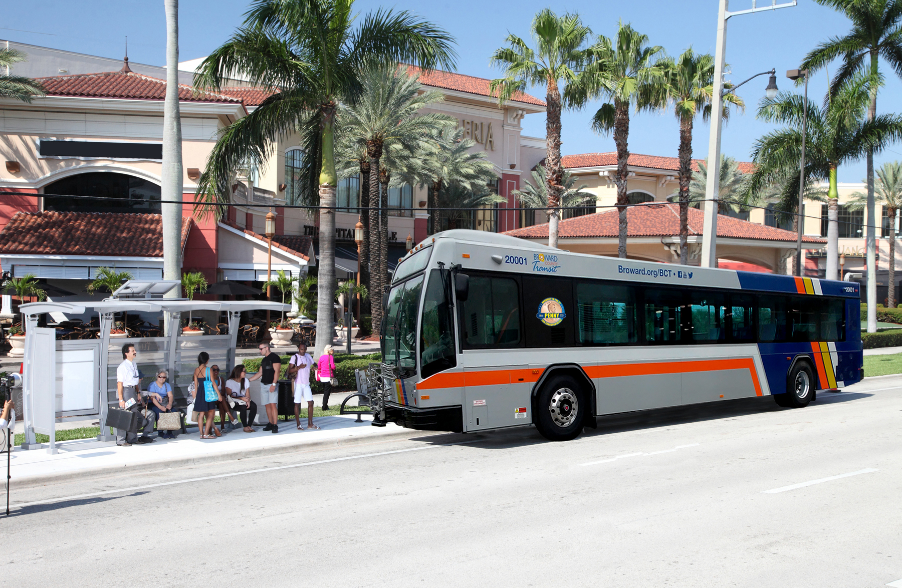 BCT Bus at Galleria