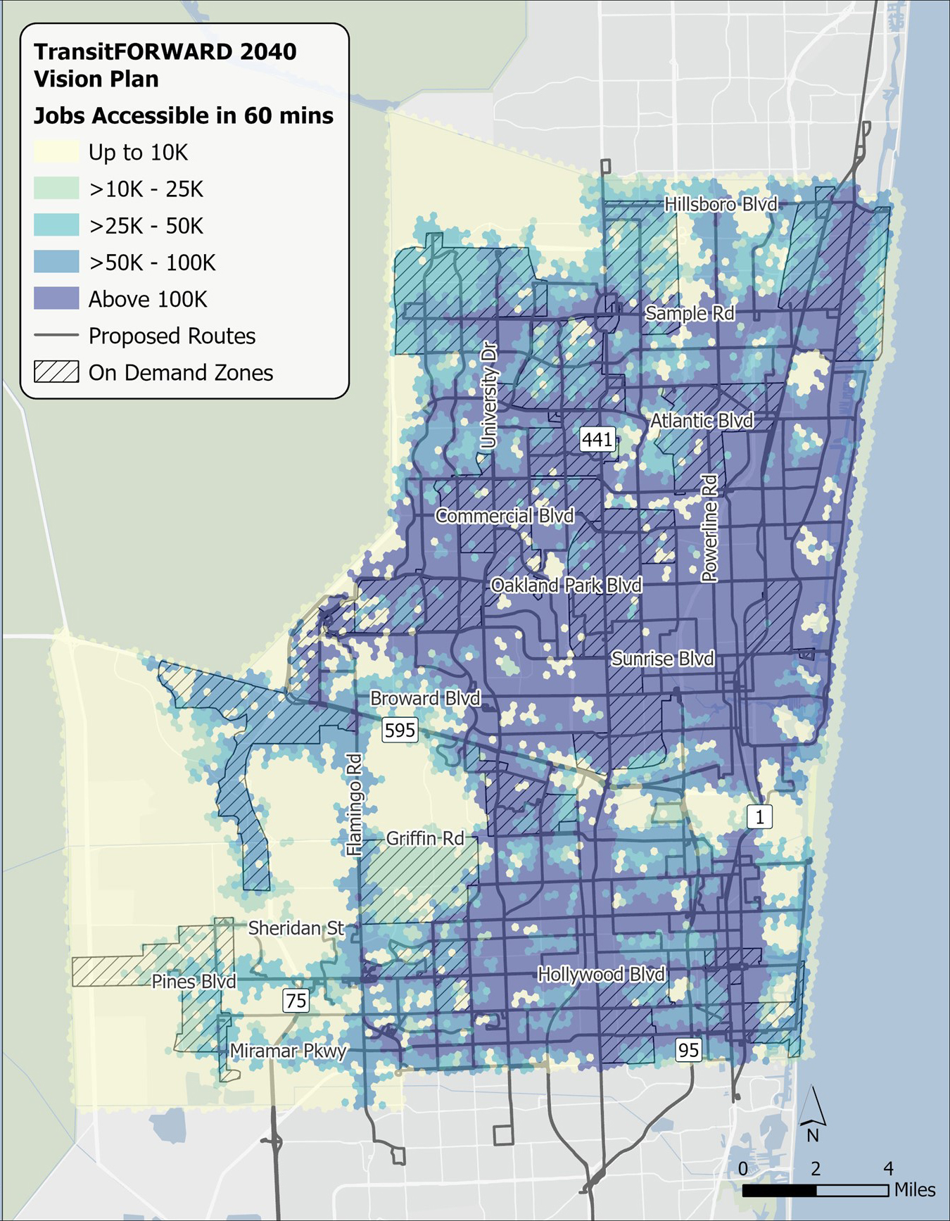 proposed job access map