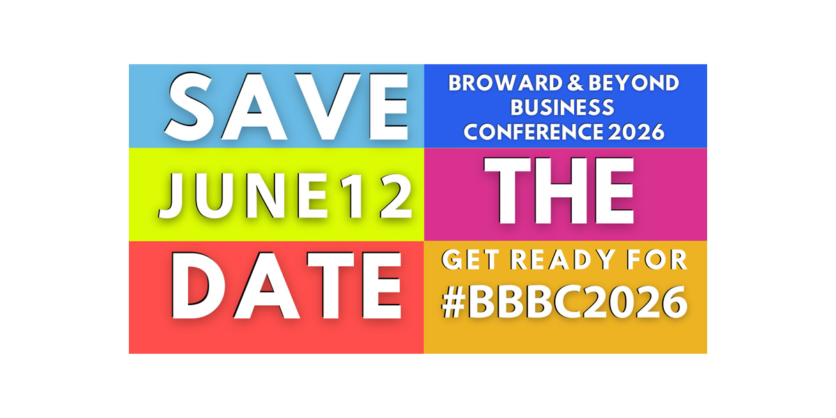 Six Bright Color blocks with Save the Date text for the 2026 conference