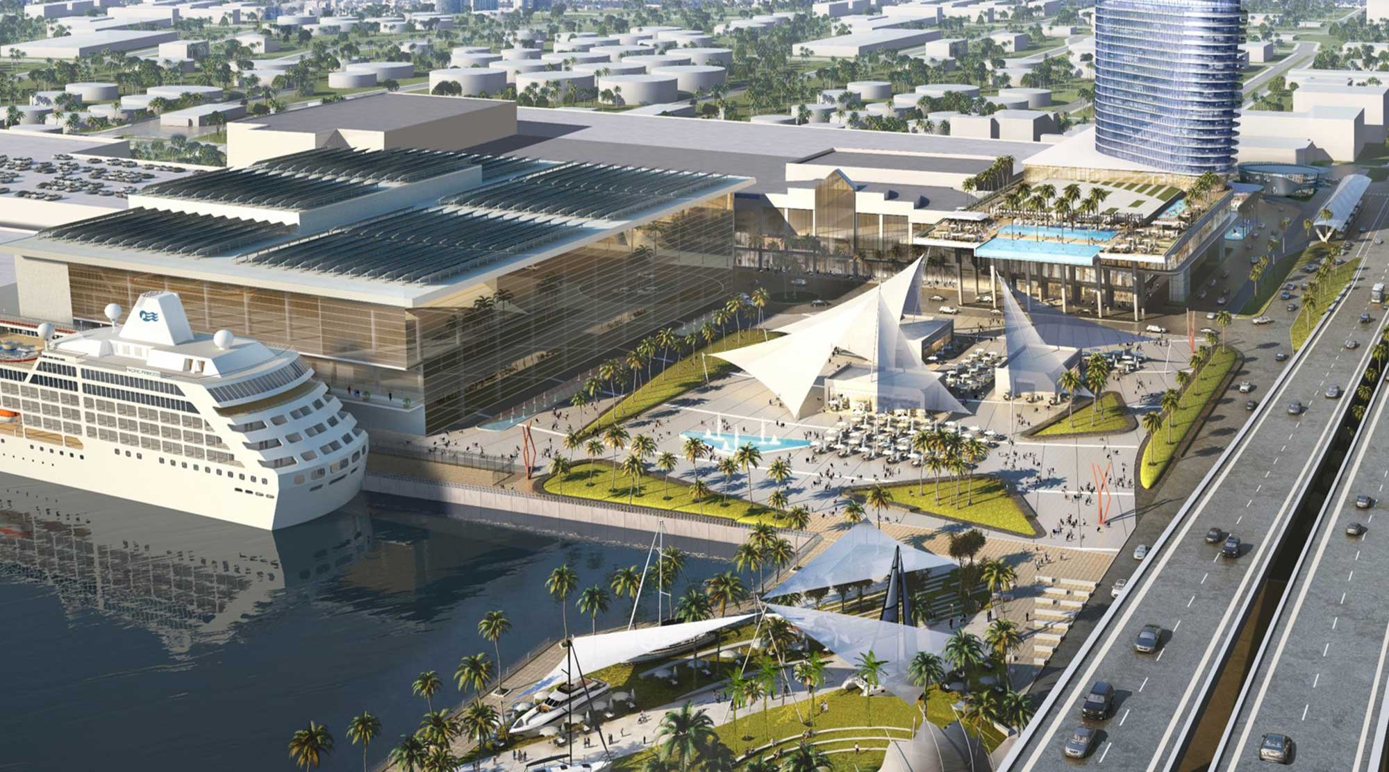 rendering on new convention center