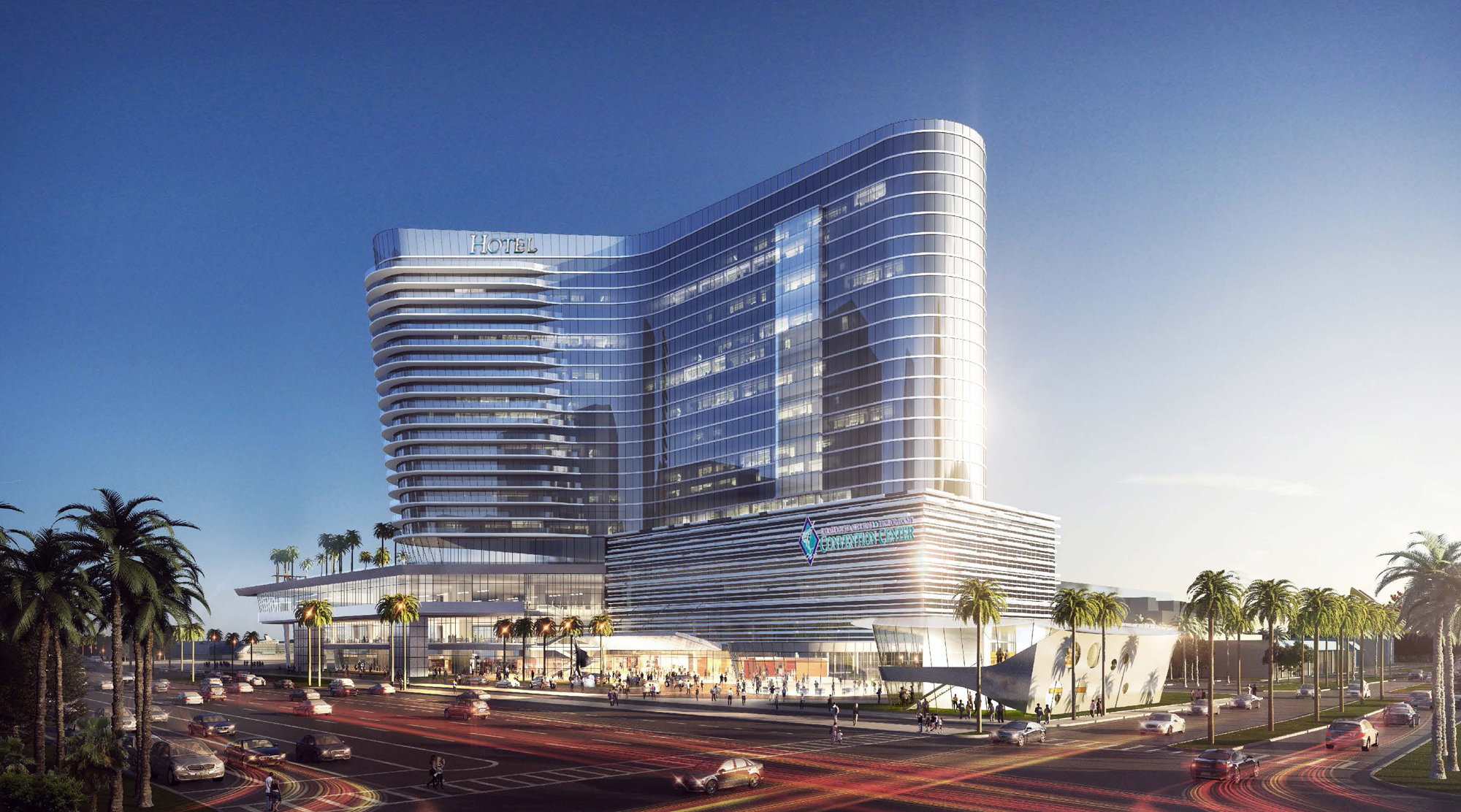 rendering on new convention center