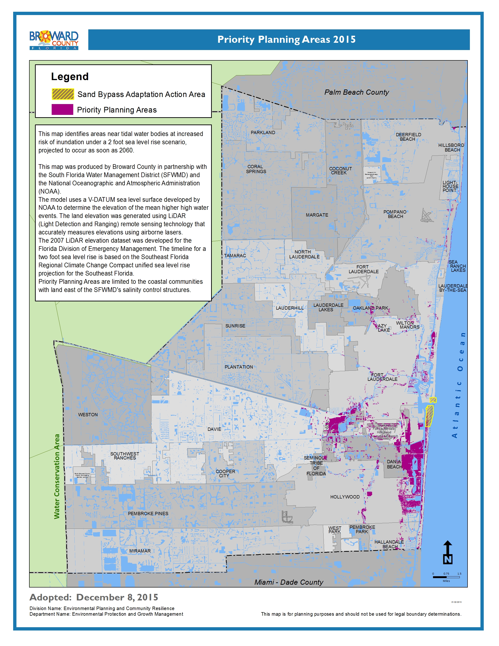 Florida Sea Level Chart