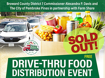 DRIVE-THRU FOOD DISTRIBUTION EVENT
