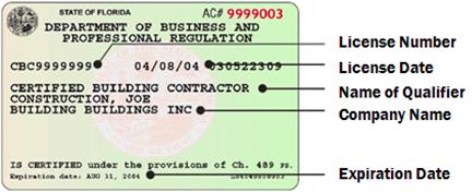 Certified Contractor License