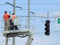 Traffic engineering signal