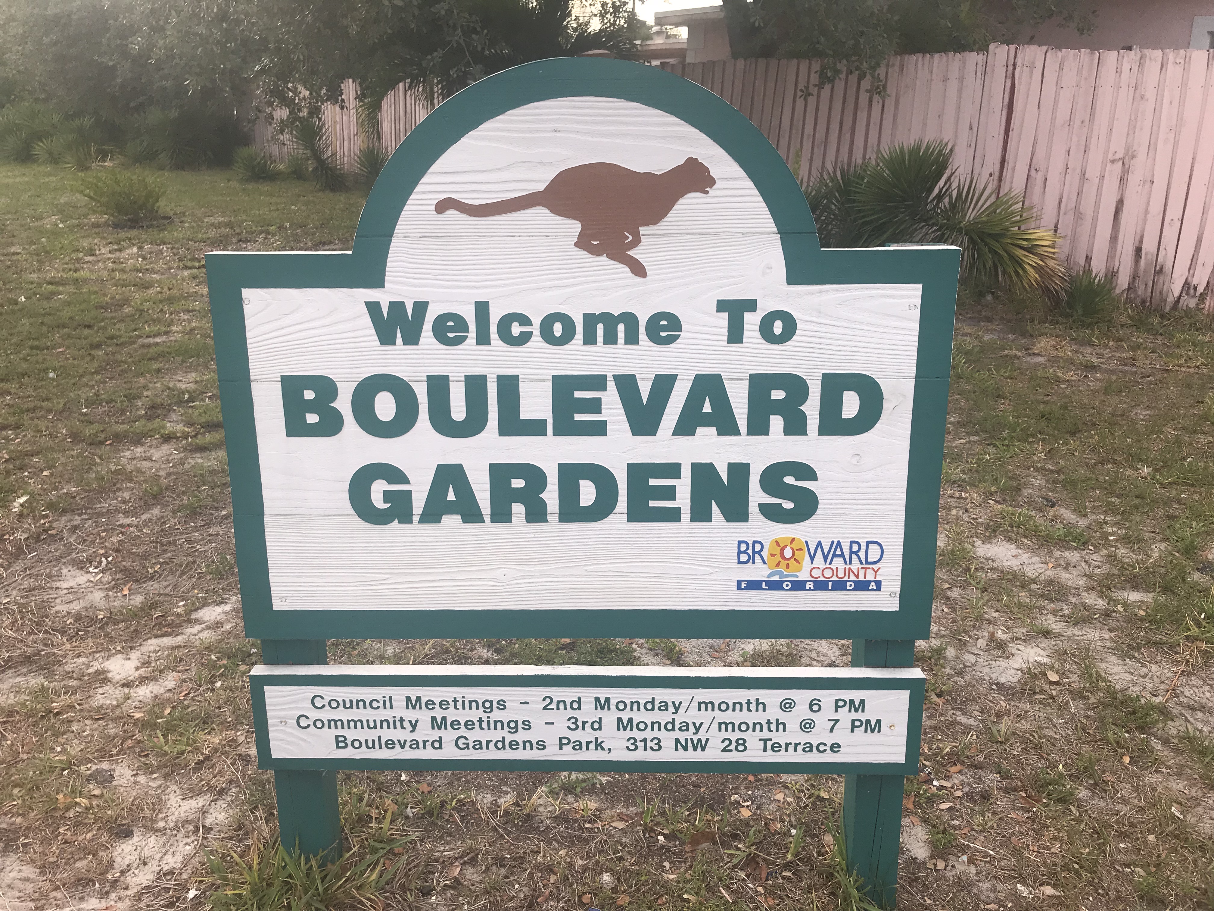 image of a community sign