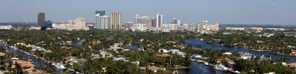 aerial view of Fort Lauderdale cityscape