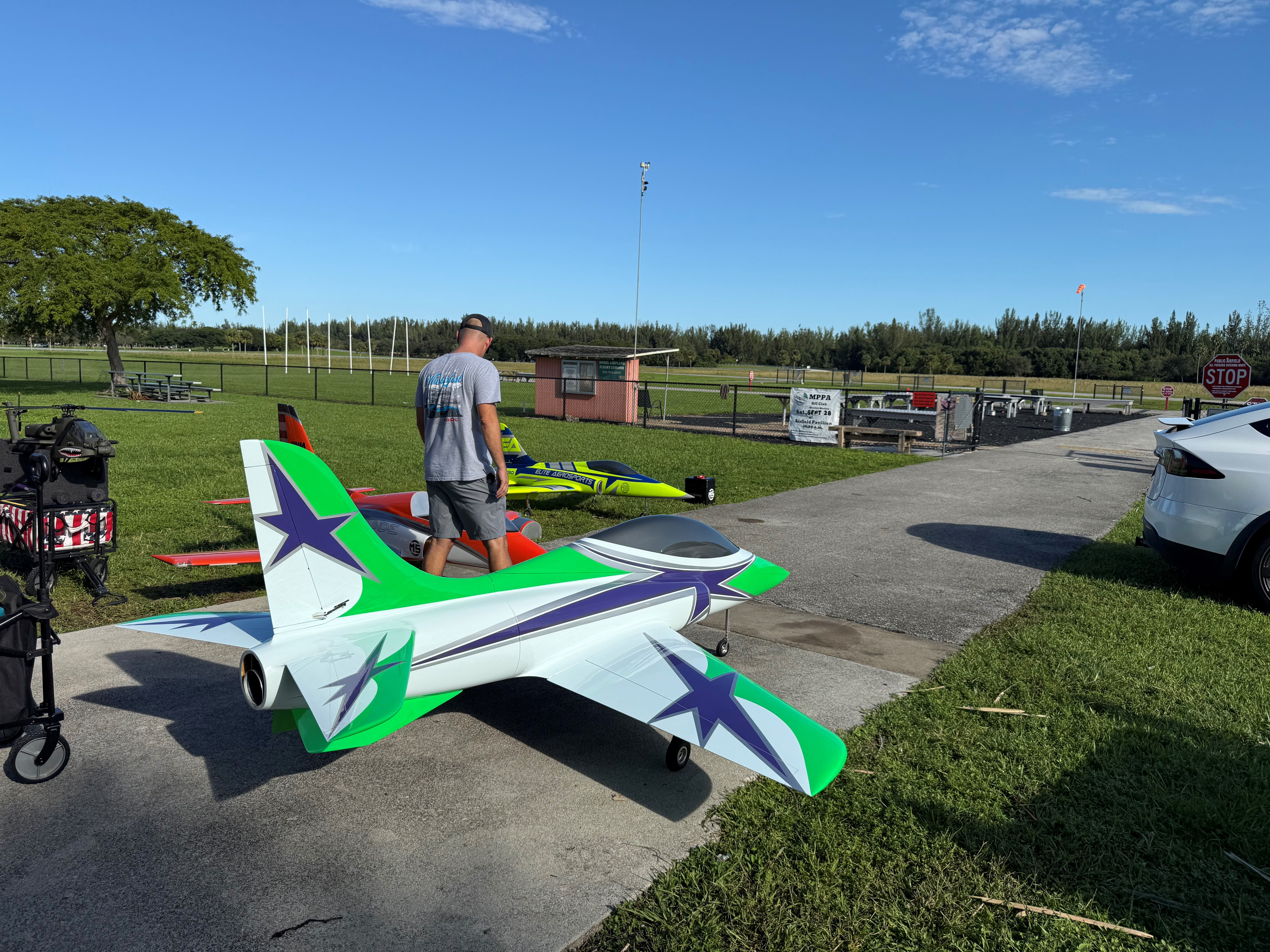Preparing for take off