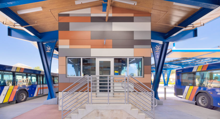 Photo of the Lauderhill Transit Center Security Building
