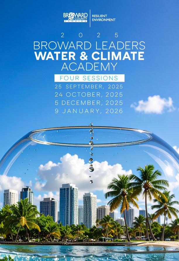 Broward Leaders Water Academy - Cover illustration for the 2025 program.